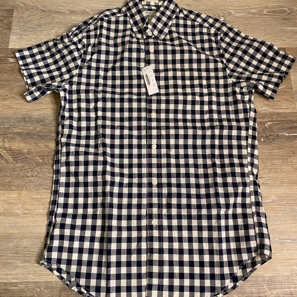 Jcrew organic secret wash van buren gingham shirt - Picture 1 of 2